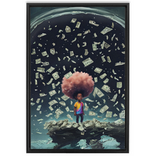 Load image into Gallery viewer, If I Ever Dreamed of  Making it Rain Framed Canvas Wraps