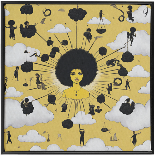 My Darling Sunshine Framed Canvas Wraps