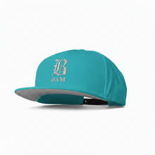 Load image into Gallery viewer, B HAM Snapback Hat (White)