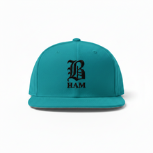 Load image into Gallery viewer, B HAM Snapback Hat Black