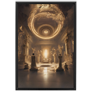 Reciprocity Room Framed Canvas Wraps