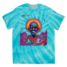 Load image into Gallery viewer, Apparel-DTG-TieDyeShirt-5000CY-S-Turquoise-Unisex-CFCB-20250814093109175