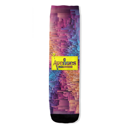 AACC Horizontal Push All-Over Print Socks
