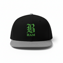 Load image into Gallery viewer, B HAM Snapback Hat Green
