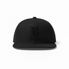 Load image into Gallery viewer, B HAM Snapback Hat Black