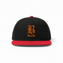 Load image into Gallery viewer, B HAM Snapback Hat Orange