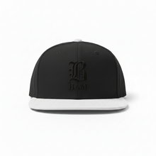 Load image into Gallery viewer, B HAM Snapback Hat Black