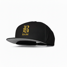 Load image into Gallery viewer, B HAM Snapback Hat ( Gold )