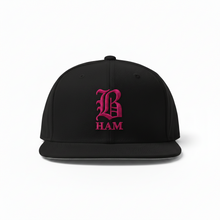 Load image into Gallery viewer, B HAM Snapback Hat Pink