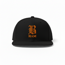 Load image into Gallery viewer, B HAM Snapback Hat Orange
