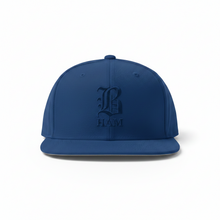 Load image into Gallery viewer, B HAM Snapback Hat blue
