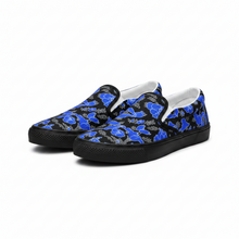 Load image into Gallery viewer, The AACC Blue Wave — Avenue Strikers Men's Canvas Slip-On