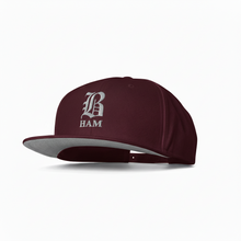 Load image into Gallery viewer, B HAM Snapback Hat (White)