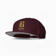 Load image into Gallery viewer, B HAM Snapback Hat ( Gold )