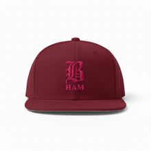 Load image into Gallery viewer, B HAM Snapback Hat Pink