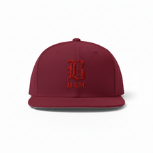 Load image into Gallery viewer, B HAM Snapback Hat Orange