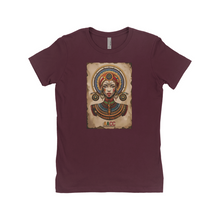 Load image into Gallery viewer, Apparel-DTG-TShirt-NL-3900-S-Maroon-Womens-CF-20250729100610390