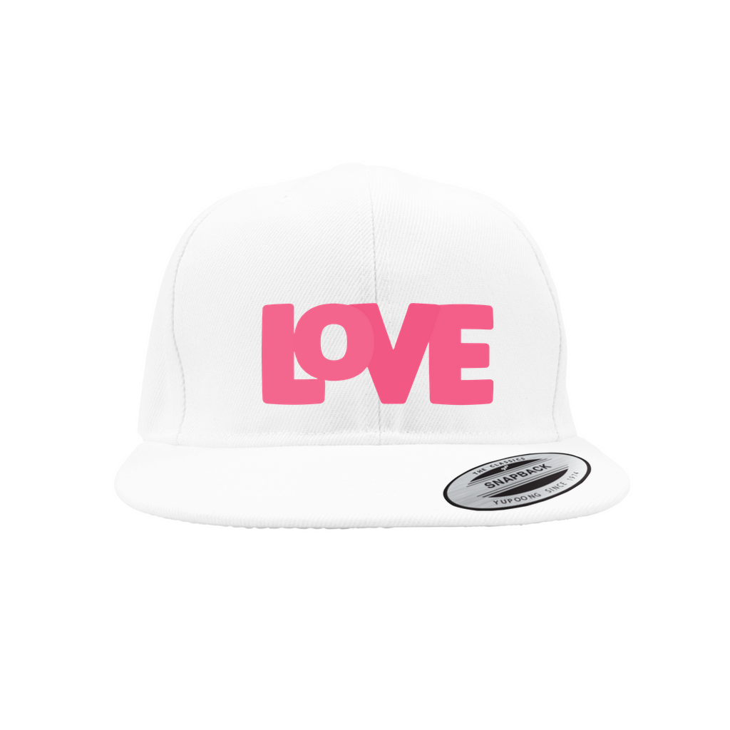 Love Snapback Caps (Pink)