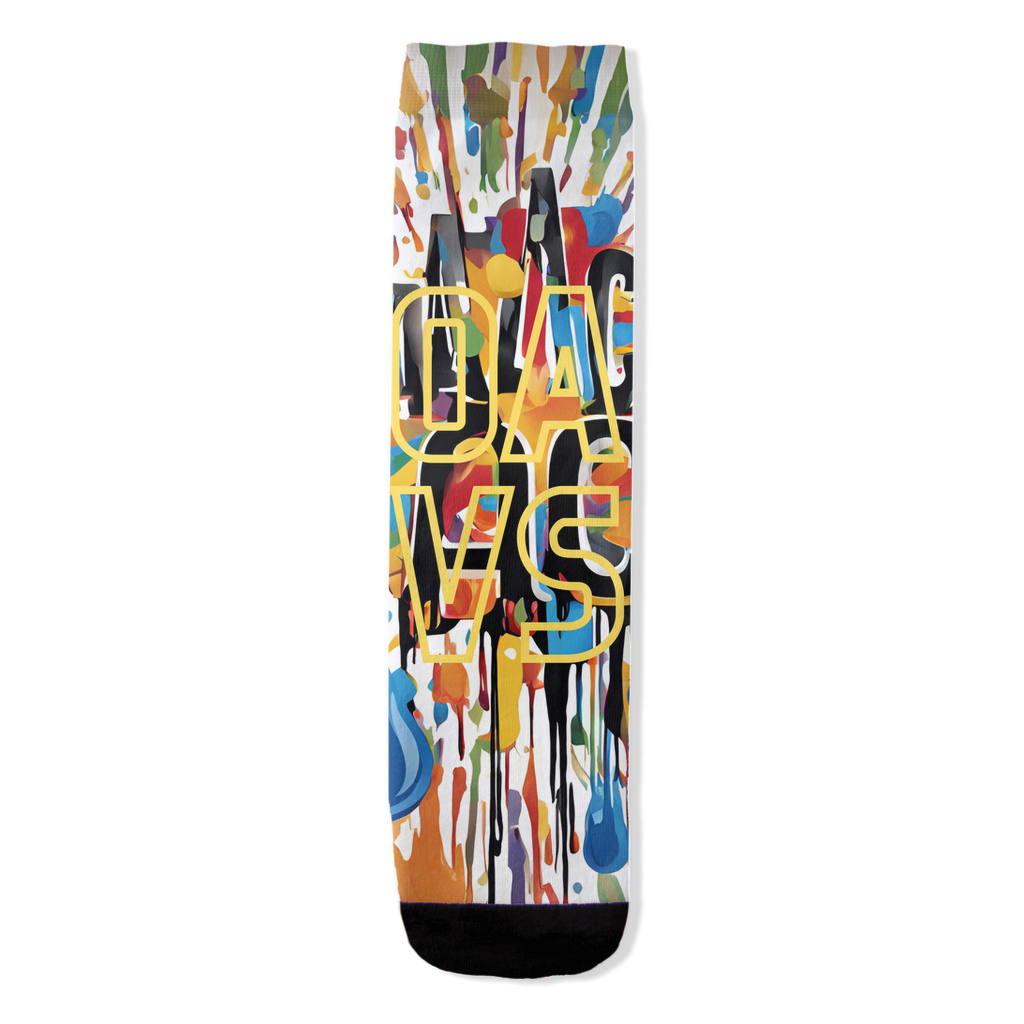 AACC Drip Kicks All-Over Print Socks