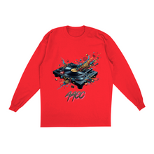 Load image into Gallery viewer, Apparel-DTG-LongSleeveTee-Oversized-ShakaWear-SHMHLS-M-Red-Mens-CF-2026011512231314