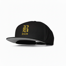 Load image into Gallery viewer, B HAM Snapback Hat ( Gold )