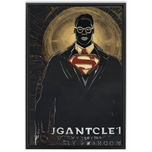 Load image into Gallery viewer, Black Planet Reporter Framed Canvas Wraps
