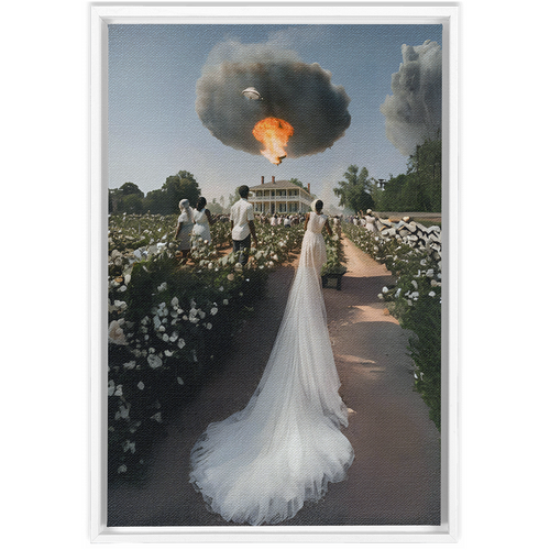 The Cotton Field  Lucky Bride  Framed Canvas Wraps