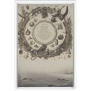 Wealth Spell Framed Canvas Wraps