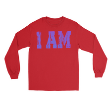 Load image into Gallery viewer, I AM {BLU} Long Sleeve Shirts