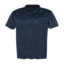 Load image into Gallery viewer, OAVS Men's Poly Buttoned Polo (WHT)
