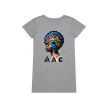 Load image into Gallery viewer, Apparel-DTG-TshirtDress-ASC-4028-M-AthleticHeather-Womens-CFCB-20250811215358898