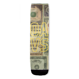 AACC Money Steps All-Over Print Socks