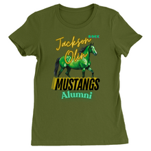 Load image into Gallery viewer, Jackson Olin Mustangs Alumni Ladies T-Shirts