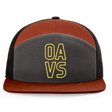 Load image into Gallery viewer, TruckerCap-DTF-Richardson-168-Charcoal/BurntOrange/Black-20251006161845971