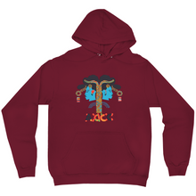 Load image into Gallery viewer, Apparel-DTG-Hoodie-AWD-JHA001-2XL-Burgundy-Mens-CFCB-20250303162715630