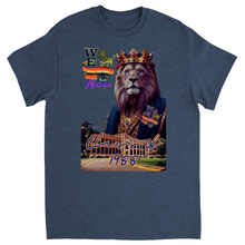 Load image into Gallery viewer, Apparel-DTG-Tshirt-Gildan-5000-5XL-HeatherNavy-Mens-CF-20250520174819665