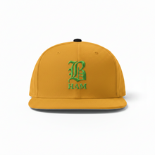 Load image into Gallery viewer, B HAM Snapback Hat Green