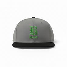 Load image into Gallery viewer, B HAM Snapback Hat Green