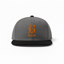 Load image into Gallery viewer, B HAM Snapback Hat Orange