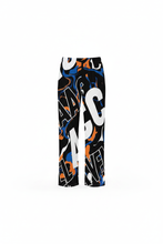 Load image into Gallery viewer, AACC #E8621 All-over print unisex wide-leg pants flat lay front