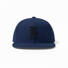 Load image into Gallery viewer, B HAM Snapback Hat Black