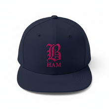 Load image into Gallery viewer, B HAM Snapback Hat Pink