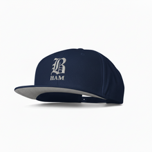 Load image into Gallery viewer, B HAM Snapback Hat (White)