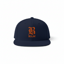 Load image into Gallery viewer, B HAM Snapback Hat Orange
