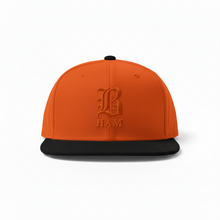 Load image into Gallery viewer, B HAM Snapback Hat Orange