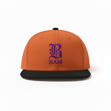 Load image into Gallery viewer, B HAM Snapback Hat Purple