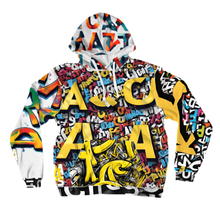 Load image into Gallery viewer, OAVS Scrabble All-Over Print Pullover Hoodies