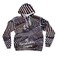 Load image into Gallery viewer, Zebra in Da Hoodie All-Over Print Pullover Hoodies