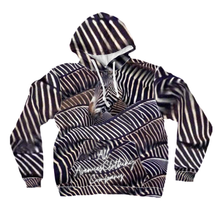 Load image into Gallery viewer, Zebra in Da Hoodie All-Over Print Pullover Hoodies