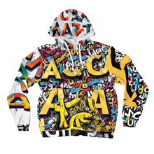 Load image into Gallery viewer, OAVS Scrabble All-Over Print Pullover Hoodies